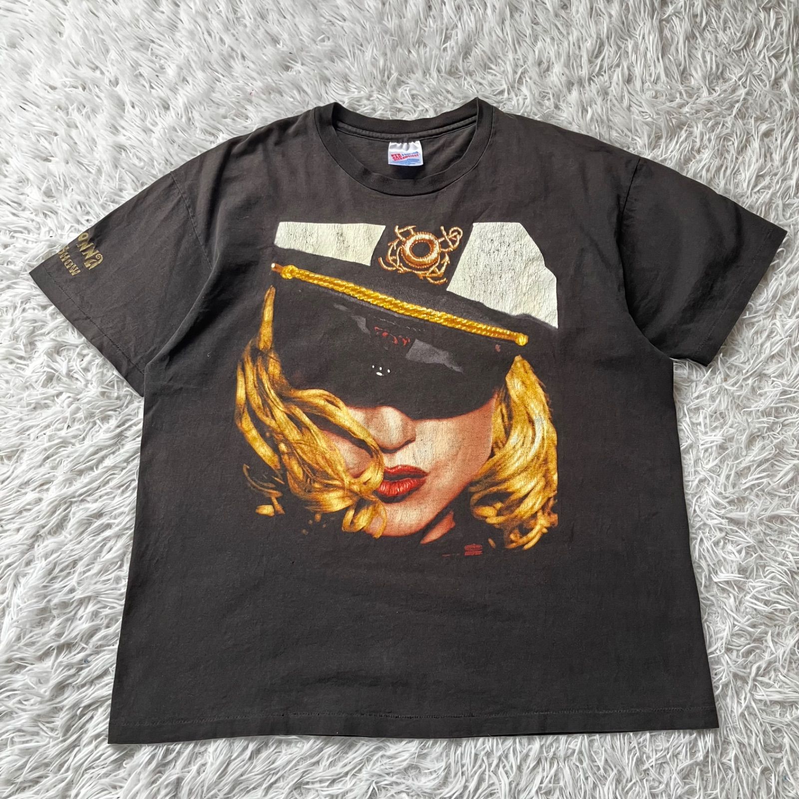 激レア 90s ヴィンテージ ヘインズ Madonna Tシャツ THE GIRLIE SHOW