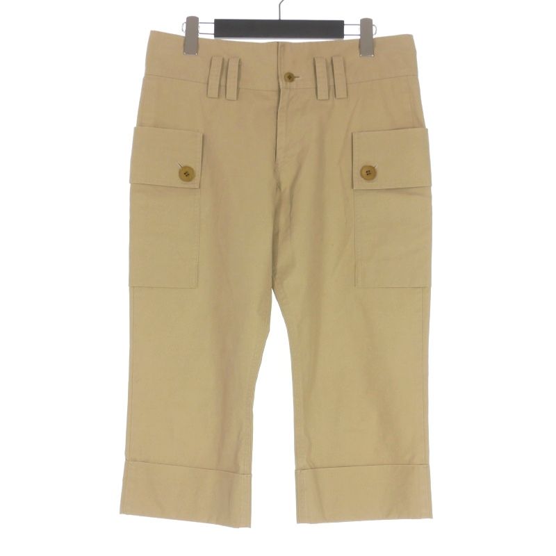 ワイズ Y s ヨウジヤマモト チノパンツ クロップドパンツ ハーフパンツ ロールアップ 3 ベージュ YD-P27-040
