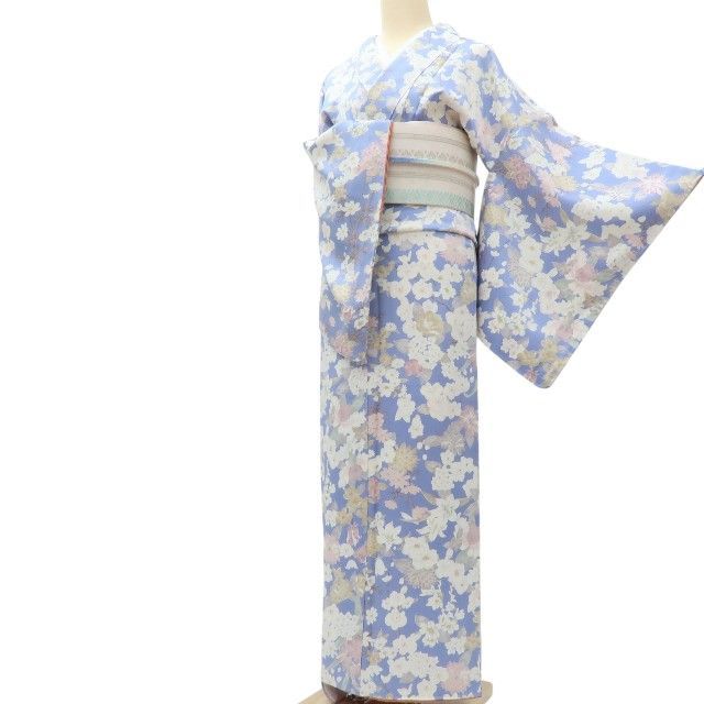 Y3938◇美品 正絹 仕付け糸付 手縫い仕立て 小紋 着物 百華❀Y3921◇新品 正絹 仕付け糸付 手縫い仕立て 小紋 着物 - メルカリ