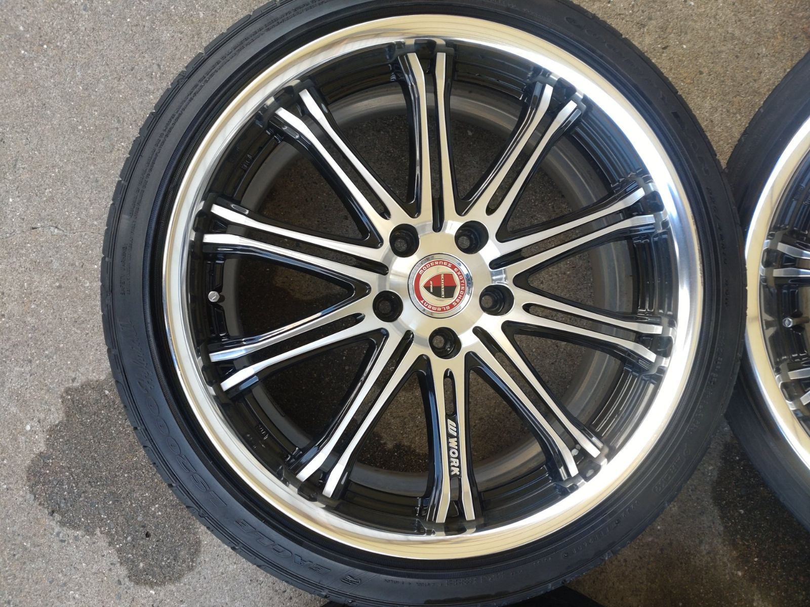 WORK SCHWERTシュバート SW 1 19インチ 8 0 J 48 PCD 114 3 5 H ＆ EAGLE LS 2000 225 40 R 19 サマータイヤ 4本セット