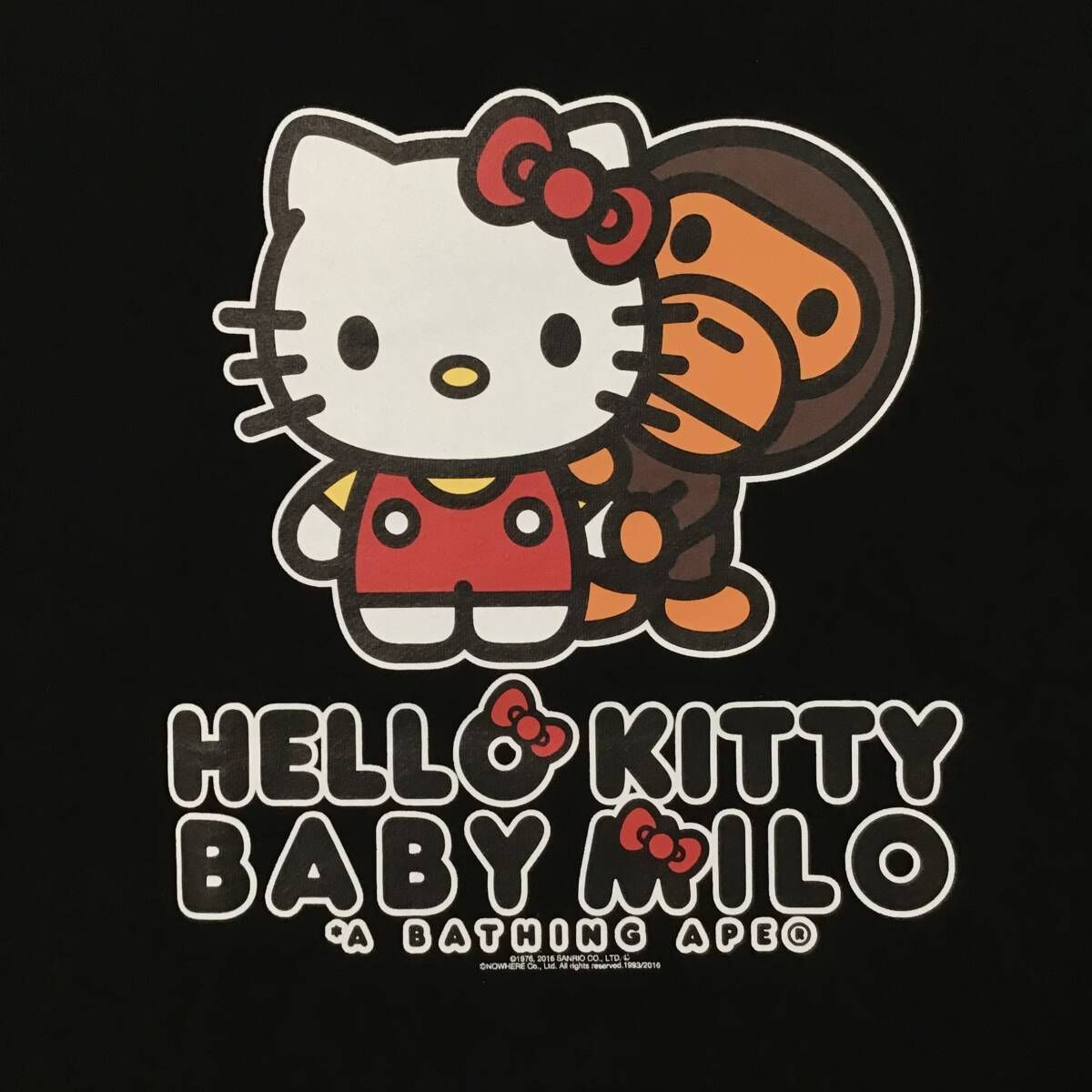 エイプ キティ 画像 新品 SANRIO BAPE キティ マイロ スウェット M 