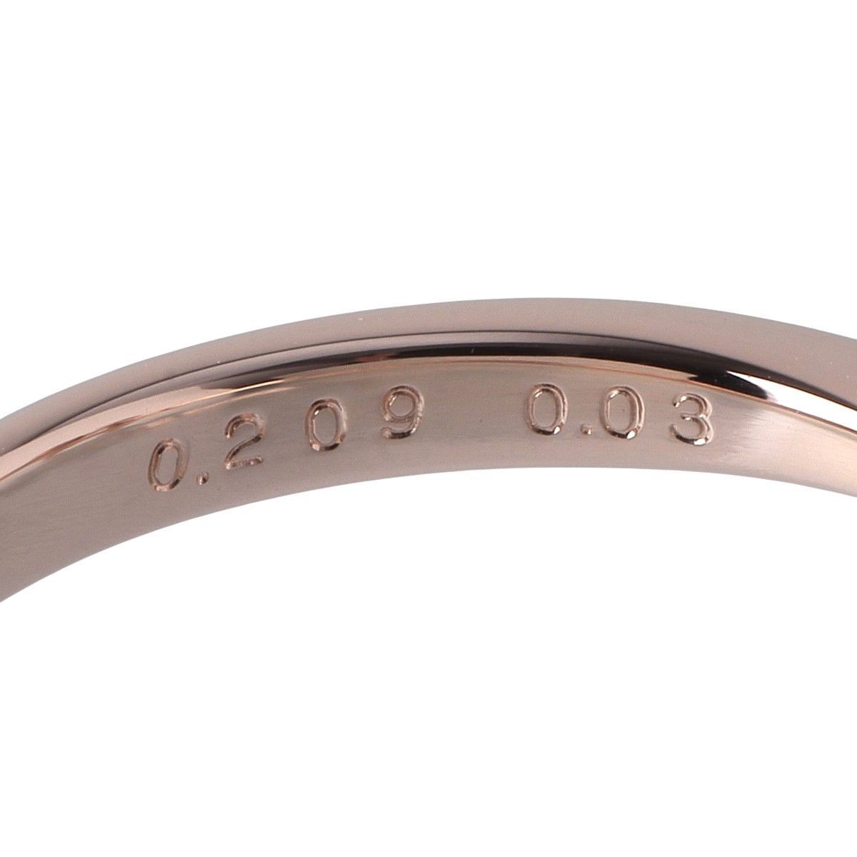 オレッキオ ダイヤ リング ピピ 現行モデル 0.209ct G-VS1-エメラルド  