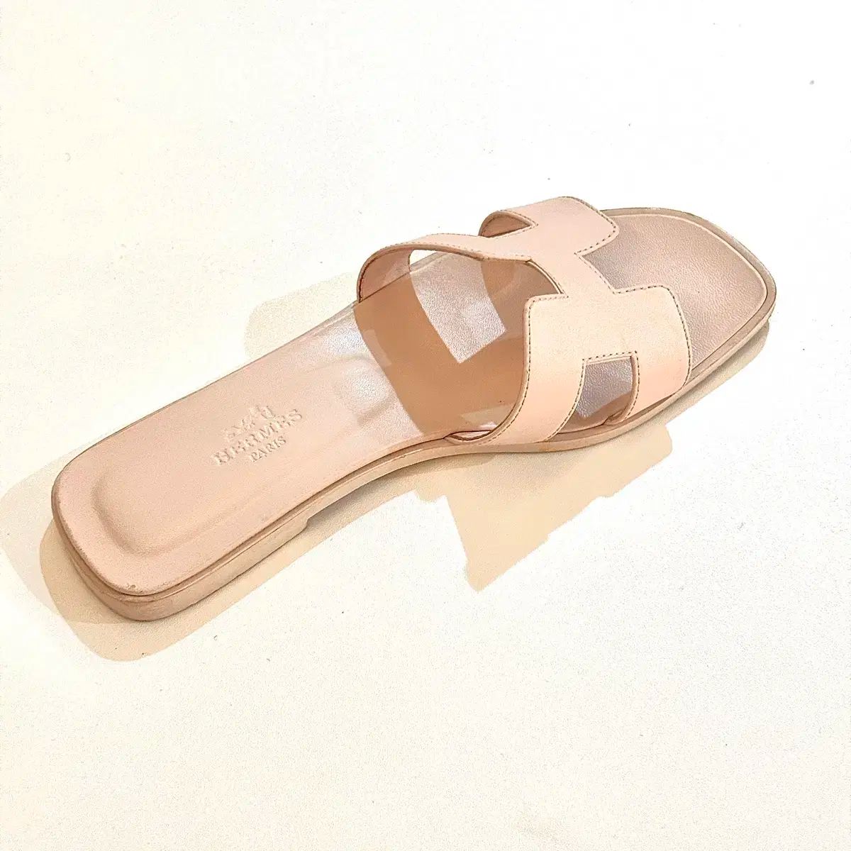  36 Hermes オラン ミュール ライトピンク サンダル サンダル ミュール