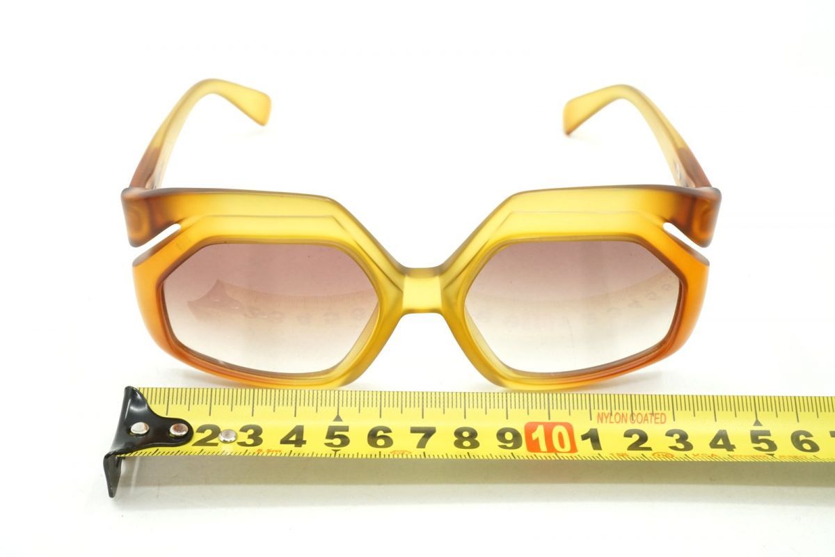  クリスチャン ディオール ヴィンテージ サングラス アイウェア CDロゴ セルフレーム 茶 ブラウン Christian Dior 4346 k サングラス 小物