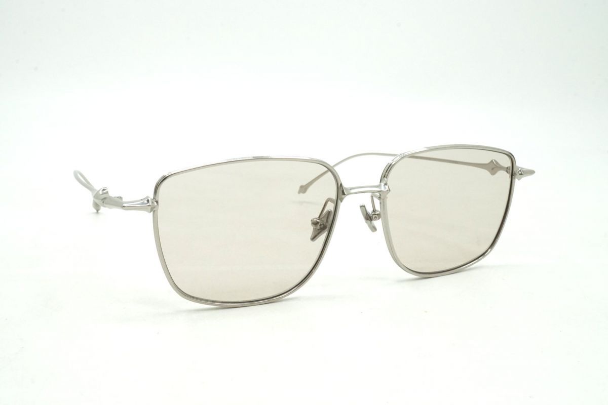 ジェントルモンスター 59 17 147 サングラス アイウェア ACADEMYA メタルフレーム Unisex 銀 シルバー GENTLE MONSTER 4344k