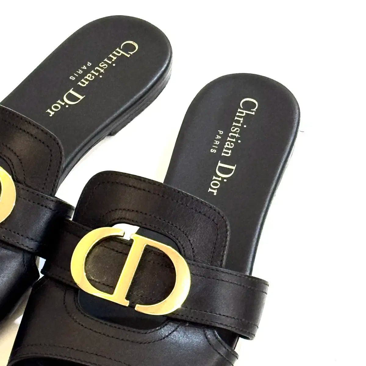 36 ディオール CD Classic モンテーニュ 30 スリッパ ミュール 靴