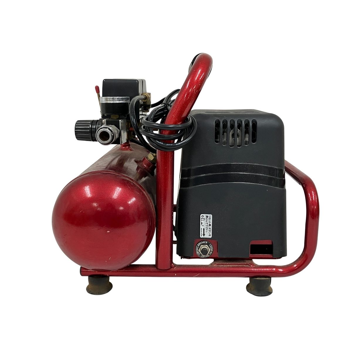  藤原産業 PUMA SR 045 エアーコンプレッサー オイルレス 100 V タンク容量4 L DIY 電動工具 コンプレッサー エアーツール