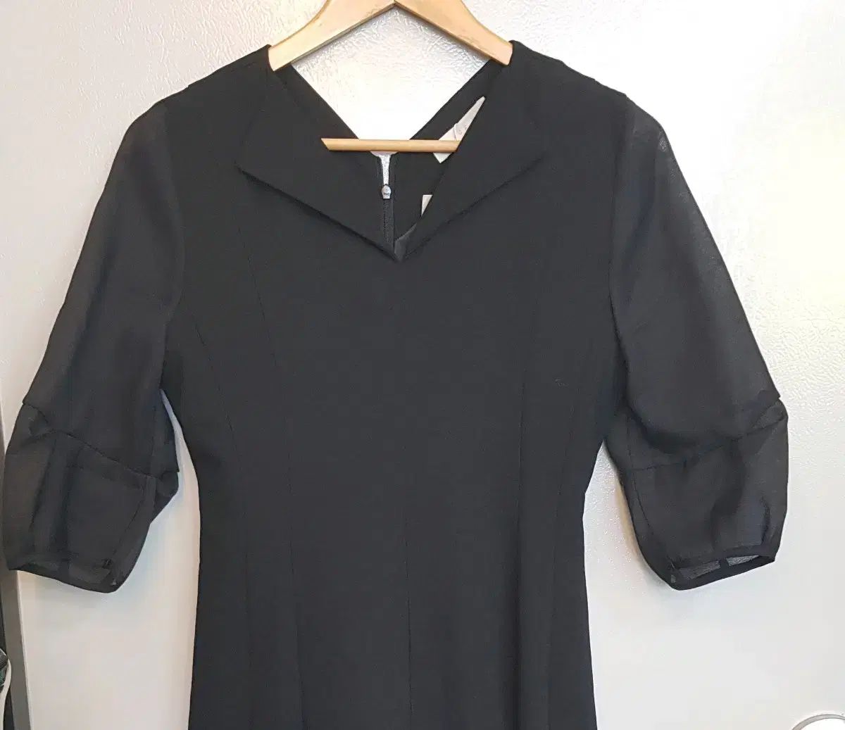 ページユー PAGE U オーガンザパフスリーブ ゲストルックONE PIECE Free!