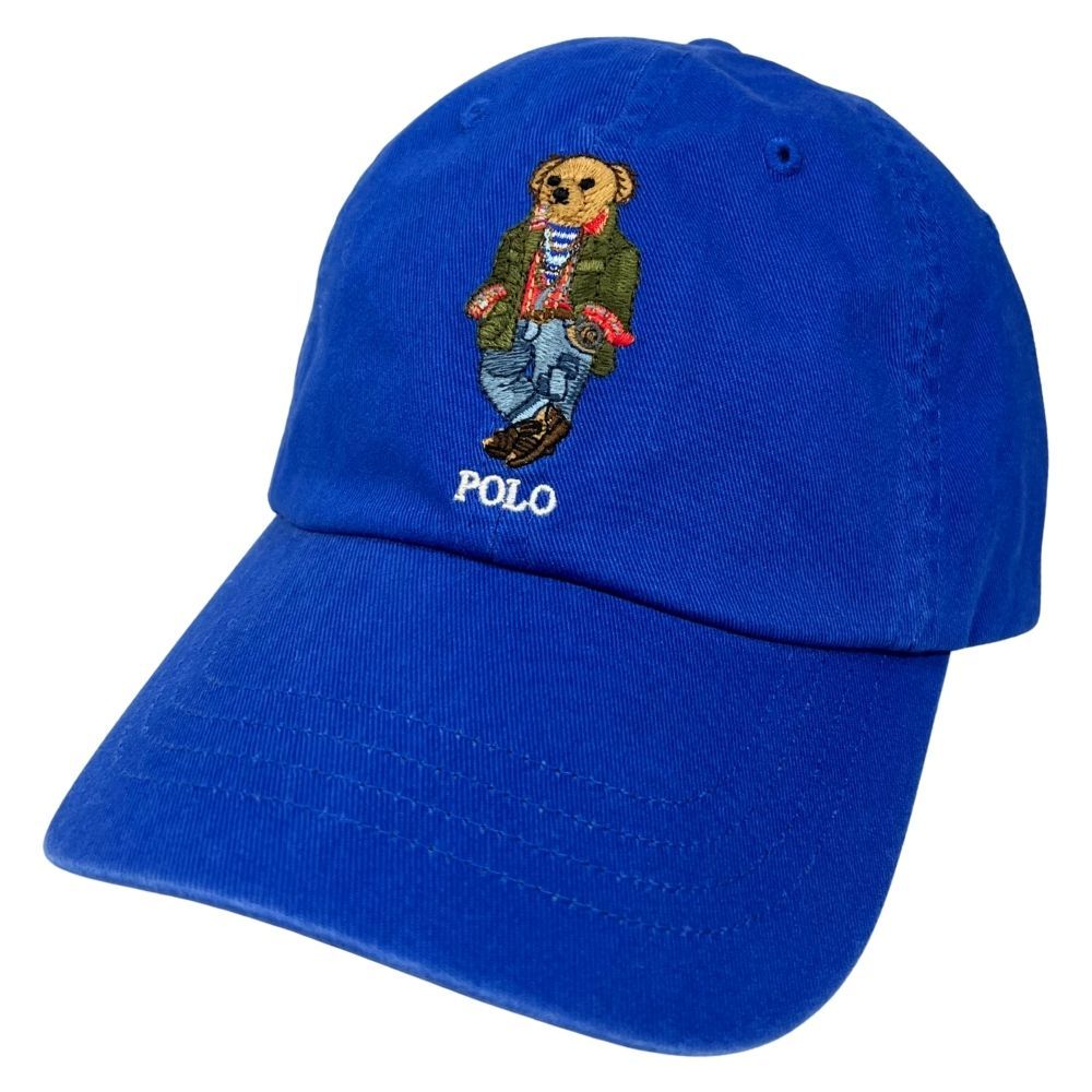 POLO RALPH LAUREN ポロ ラルフローレン Polo ベア ツイル ボール キャップ ブルー 52676