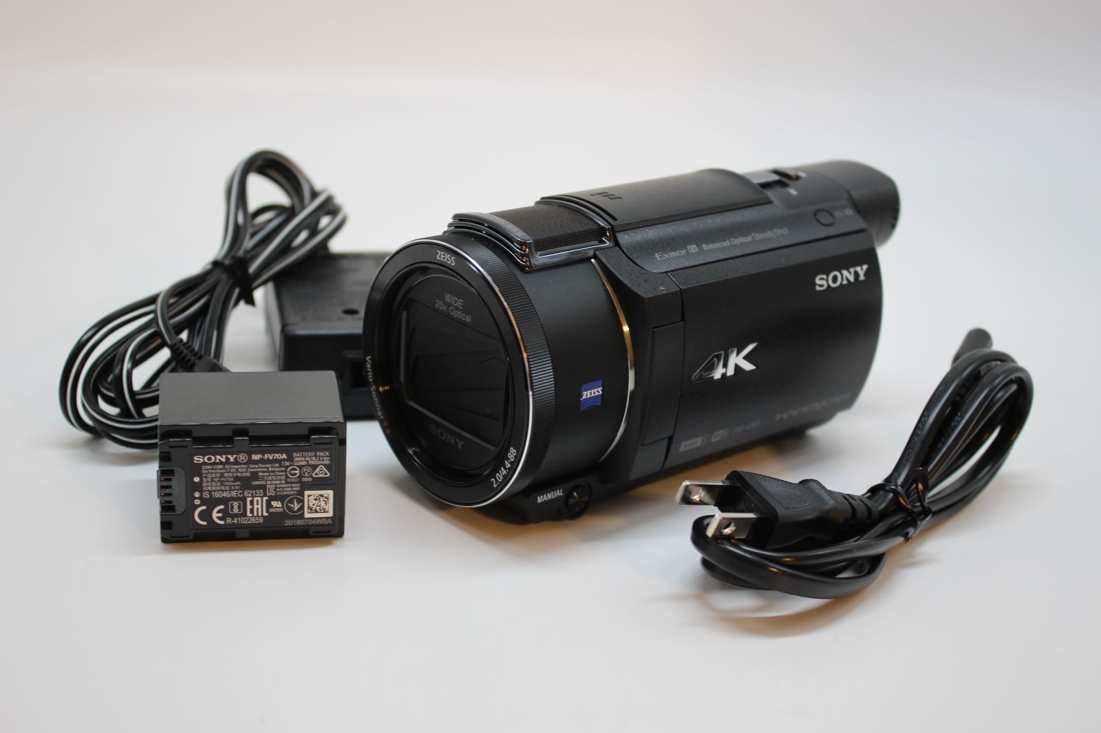 上品 SONY Handycam FDR-AX60 ブラック FDR-AX60 26511