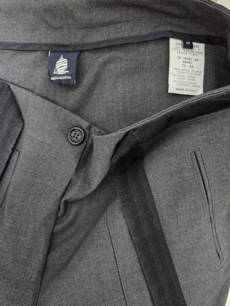 送料無料！ マリナヨッティング ベルト付き クロップドパンツ 送料無料 キャンペーン中 ！