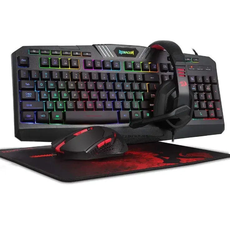 Redragon S101ゲーミング オールインワンセット有線RGBバックライト