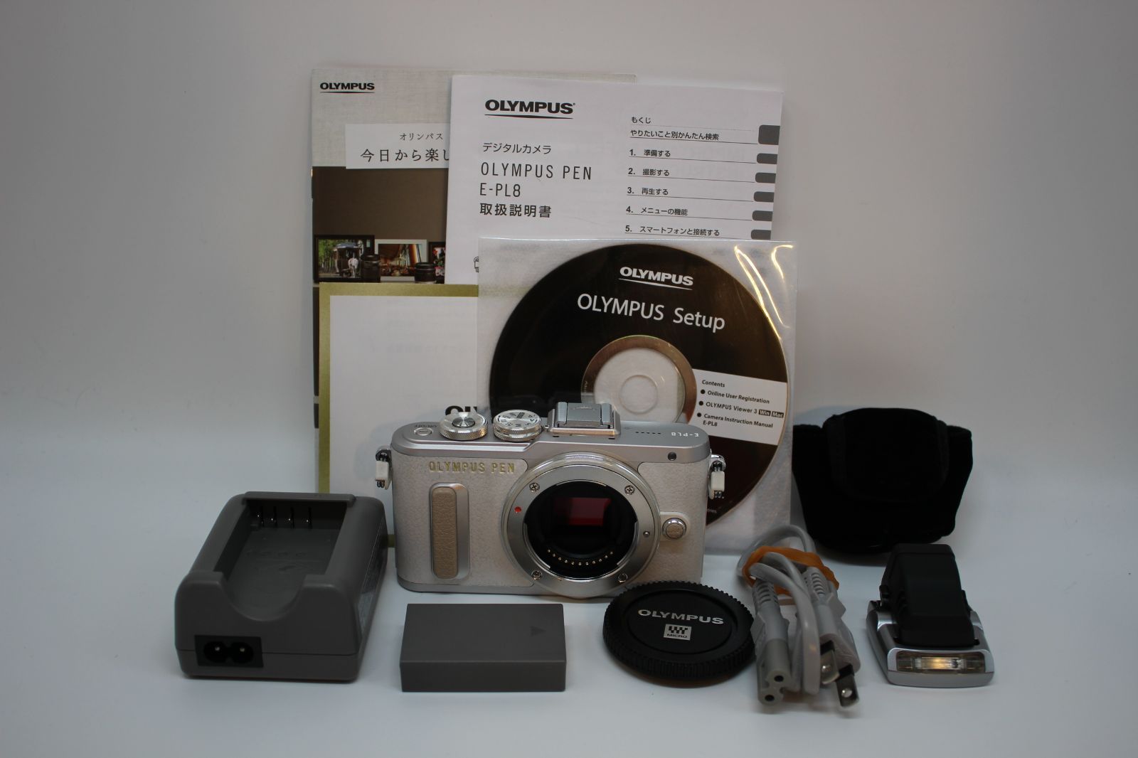 上品 OLYMPUS PEN E-PL8 ボディ 26508