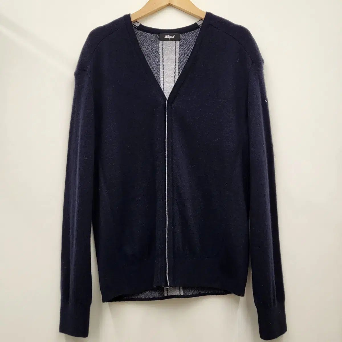 タイトルリスト カシミア ジップアップ カーディガン