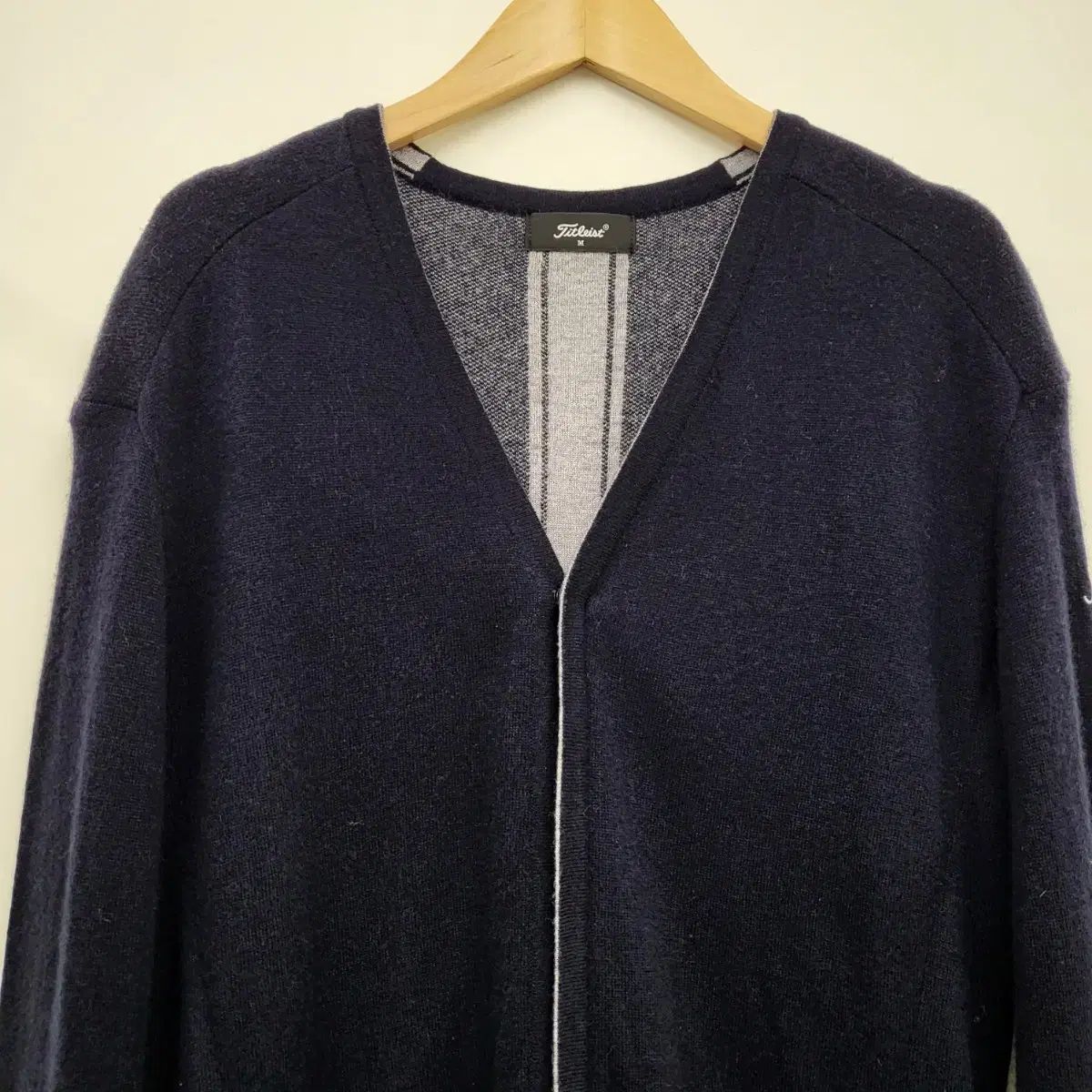 タイトルリスト カシミア ジップアップ カーディガン