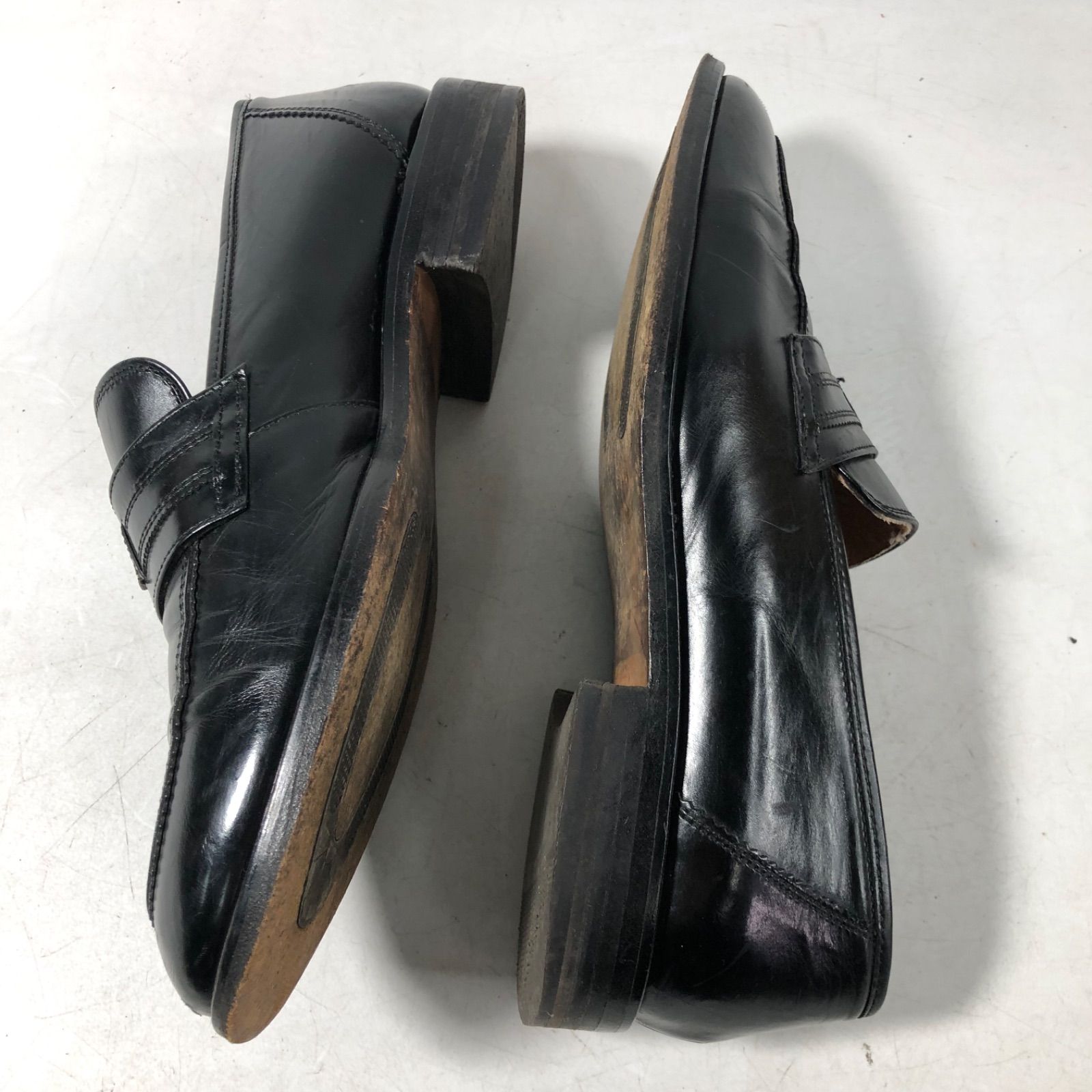 Yves Saint Laurent レザーシューズ 26EEE 職人技×万能 Yves Saint