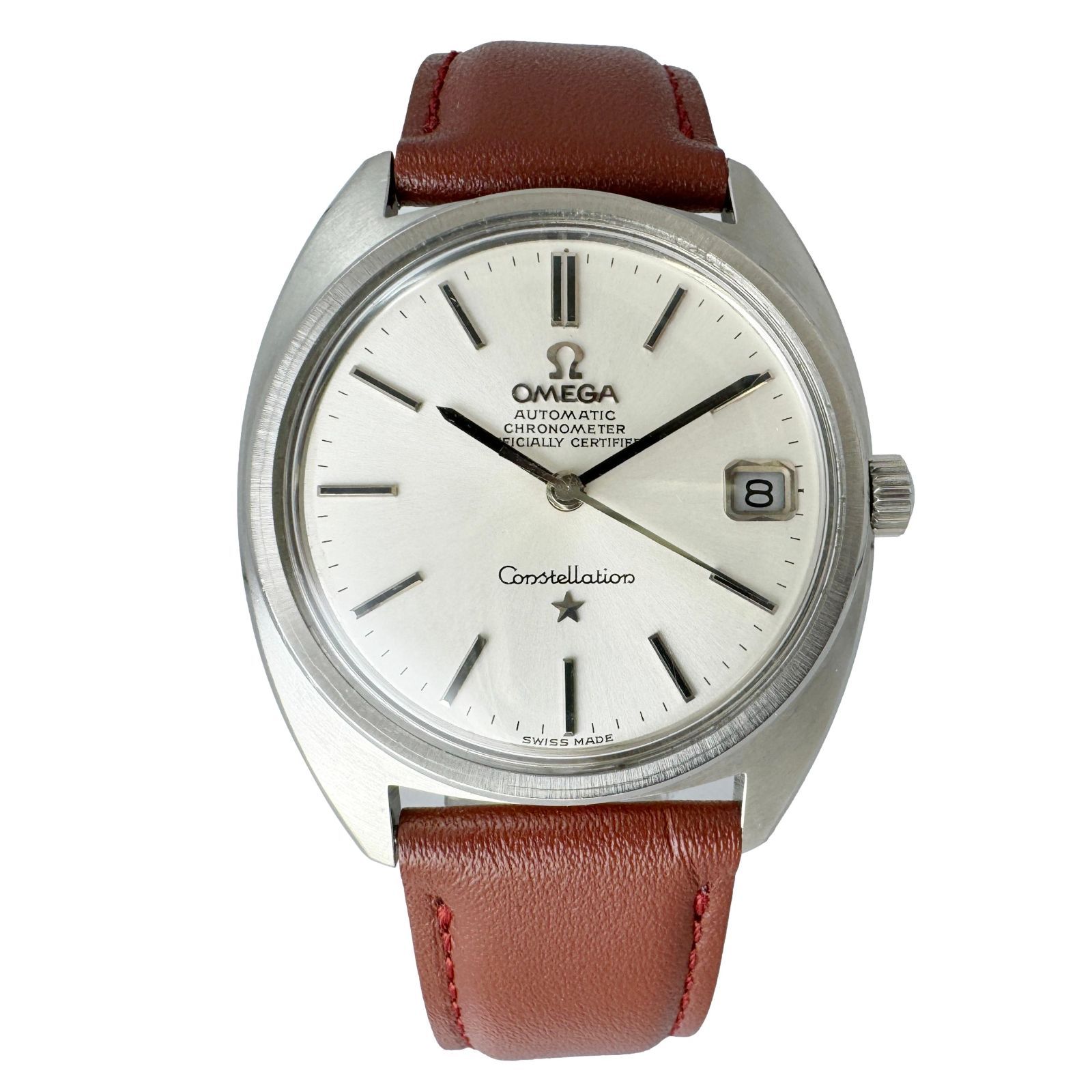 OMEGA オメガ コンステレーション ジェンタ Cライン Cal 564 メンズ腕時計 自動巻き 168 017 アンティーク シルバー文字盤