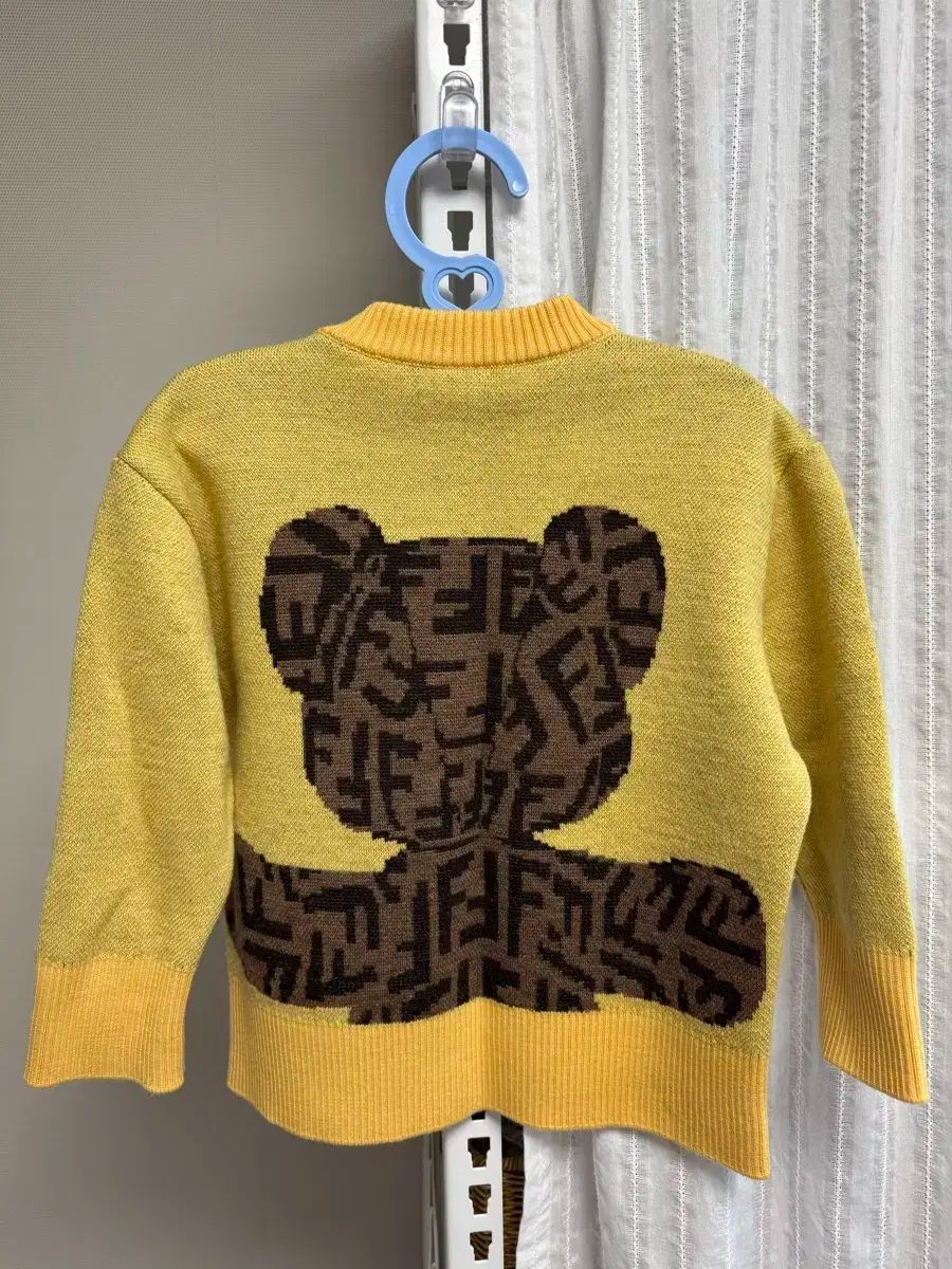 フェンディ キッズ FFロゴ クマ ドール ニット