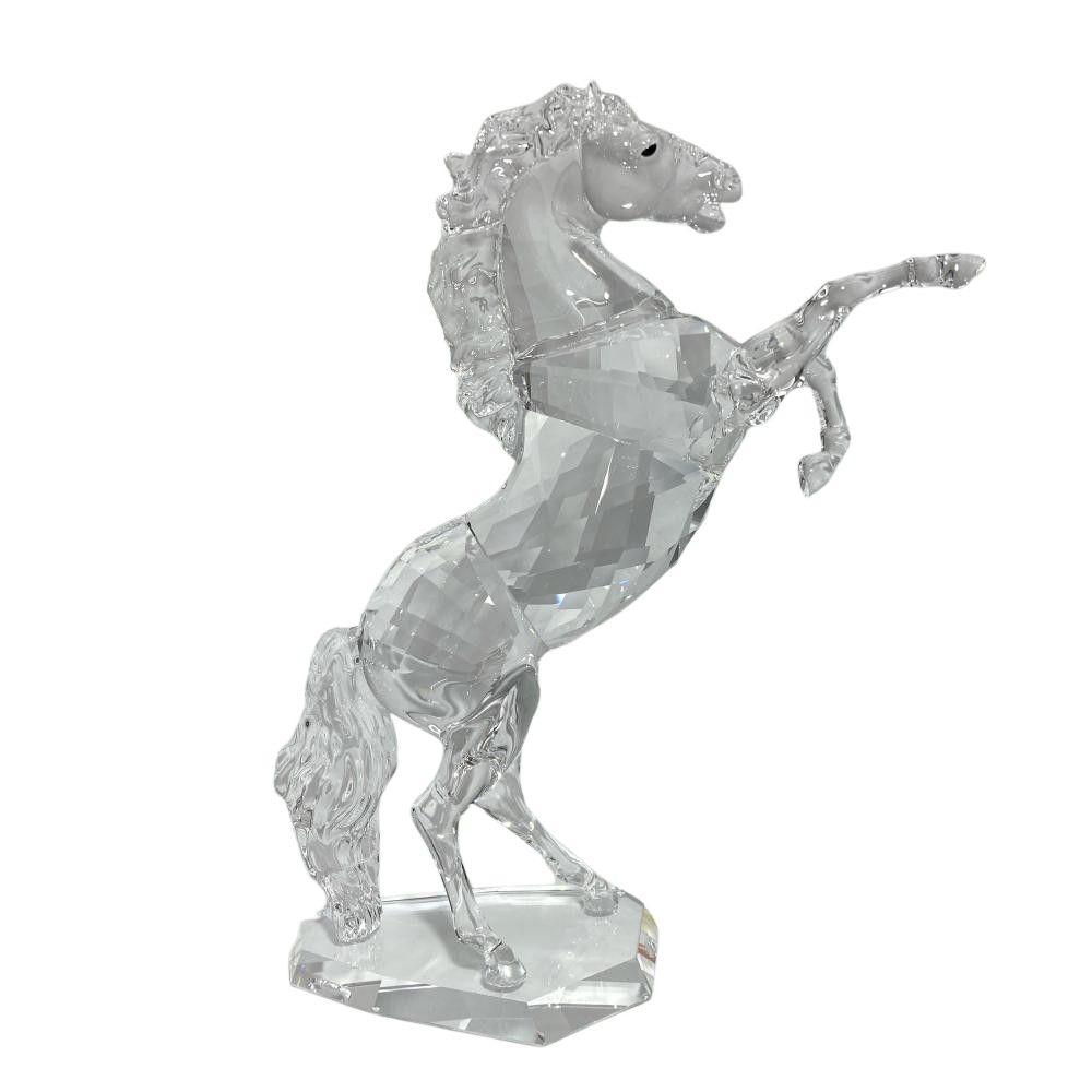  スワロフスキー SWAROVSKI スタリオン オブジェ 置物 5470628 クリア 馬 ウマ 観葉植物 置物 インテリア小物