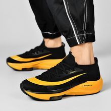 フロントクッションランニングシューズ 男女カップルモデル フライングメッシュ 軽量緩震トラベルシューズ