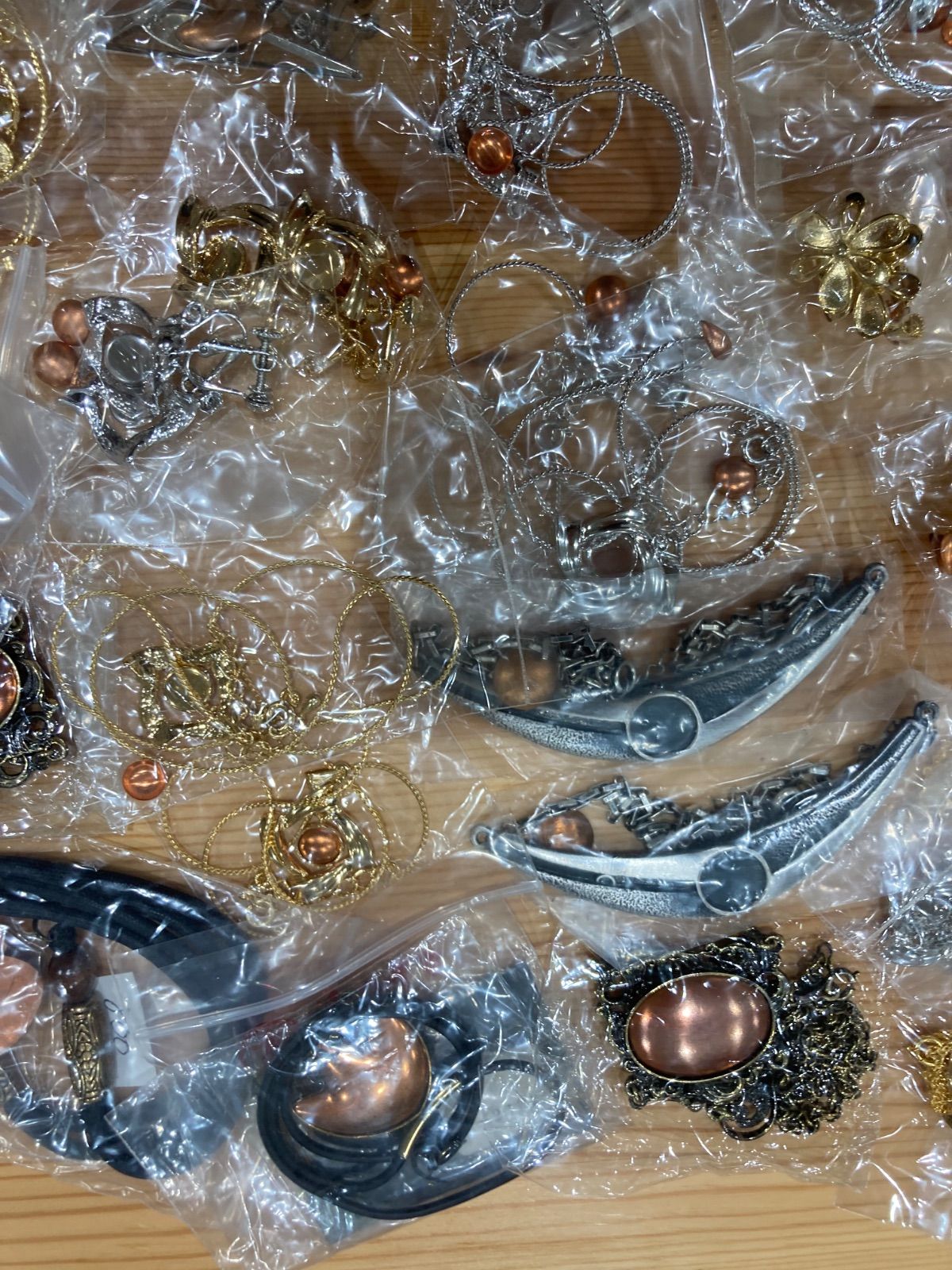  K 178 七宝焼き パーツ 素材 130点セット 金属パーツ ビーズ アクセサリー道具 材料