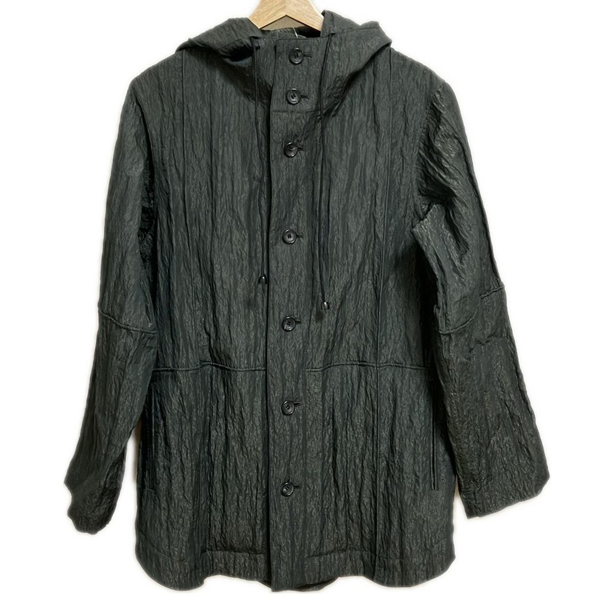 HaaT HeaRT ハート コート サイズ3 L レディース - ダークグレー 長袖 シワ加工 春 秋