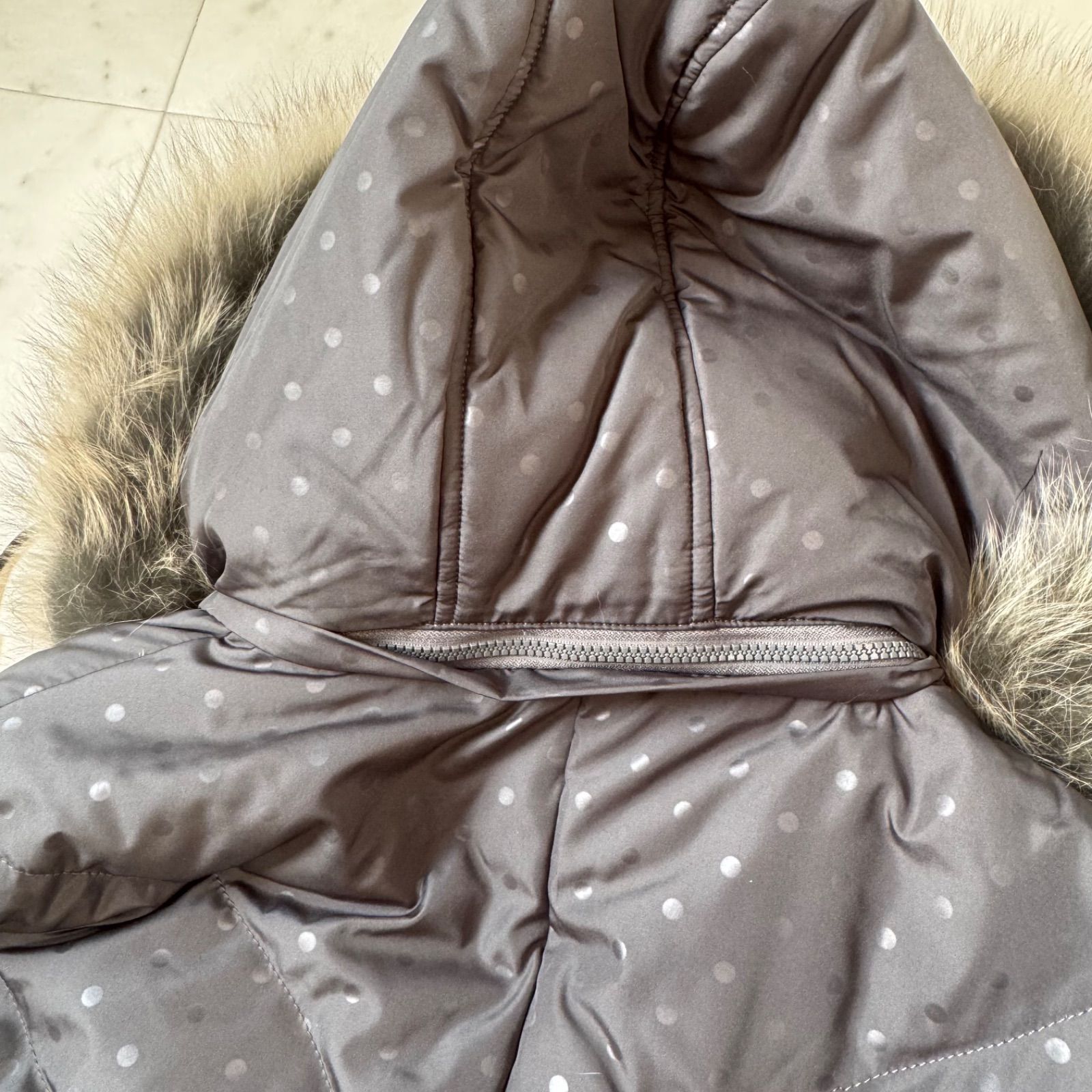 BALMAIN バルマン ダウンコート ダウン フェザー ファー フード付き