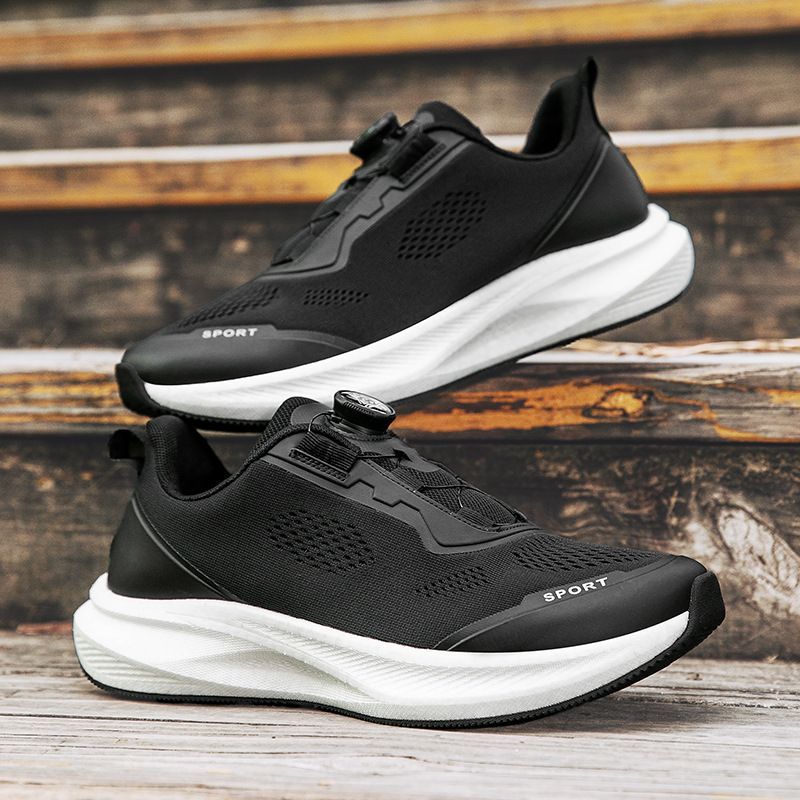 フロントエアクッションスニーカー 日常スポーツシューズ 通気性良好 多 選べ