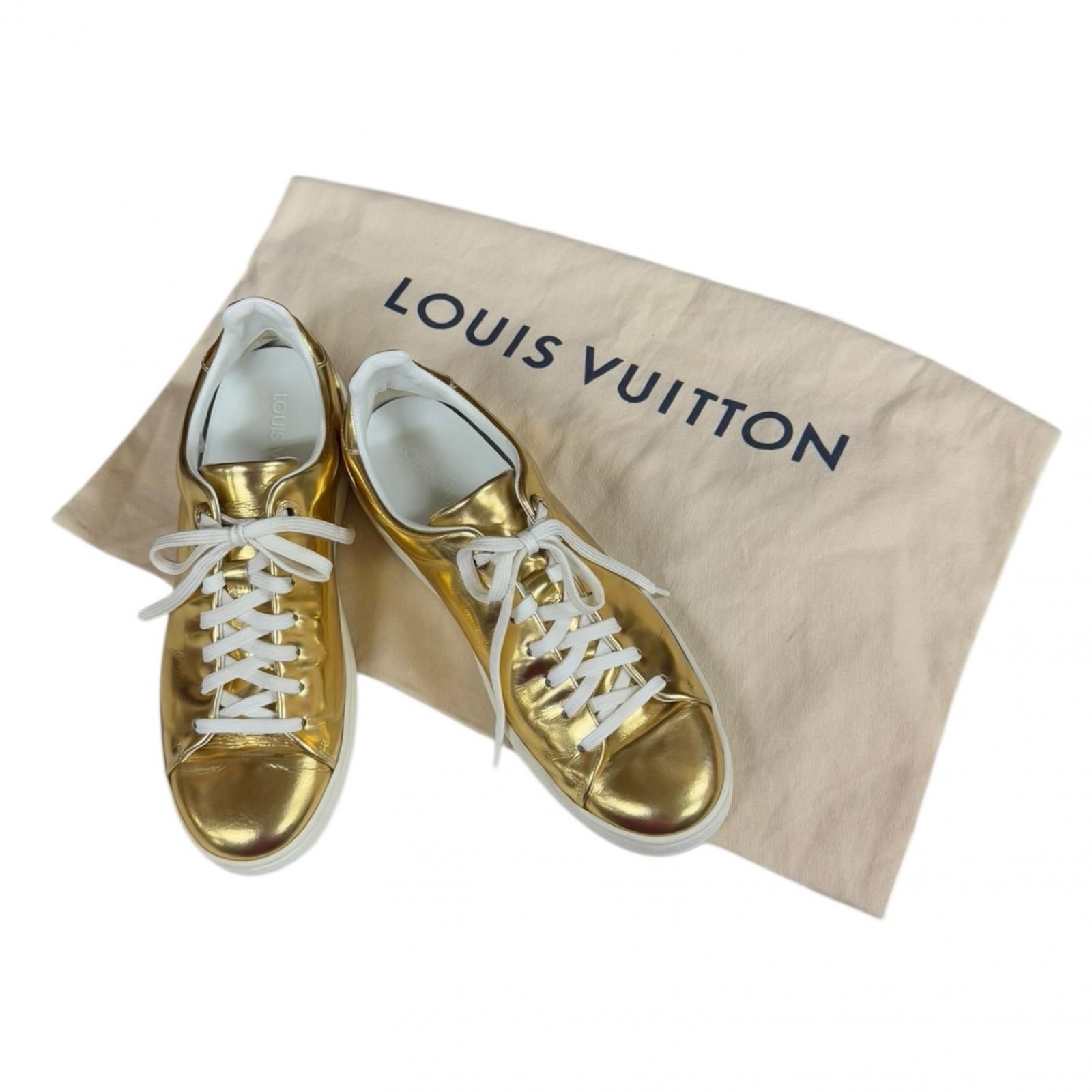 ルイヴィトン フロントロー スニーカー レザー レディース LOUIS VUITTON ルイ ヴィトン