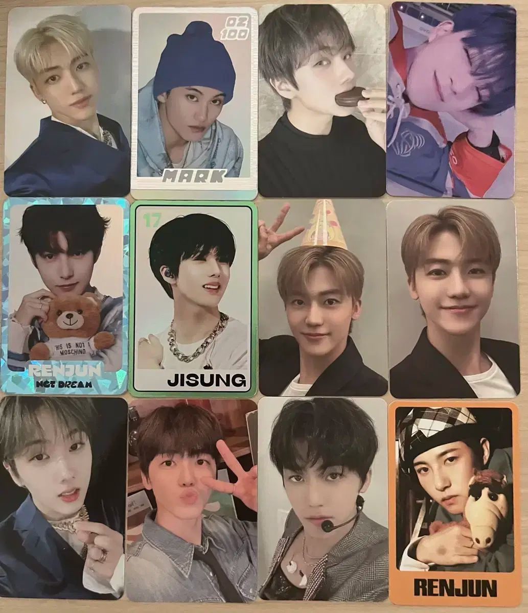 NCT DREAM トレカ まとめ ロンジュン RENJUN チョンロ CHENLE ジェミン JAEMIN マーク MARK チソン JISUNG ヘチャン HAECHAN イドンヒョク