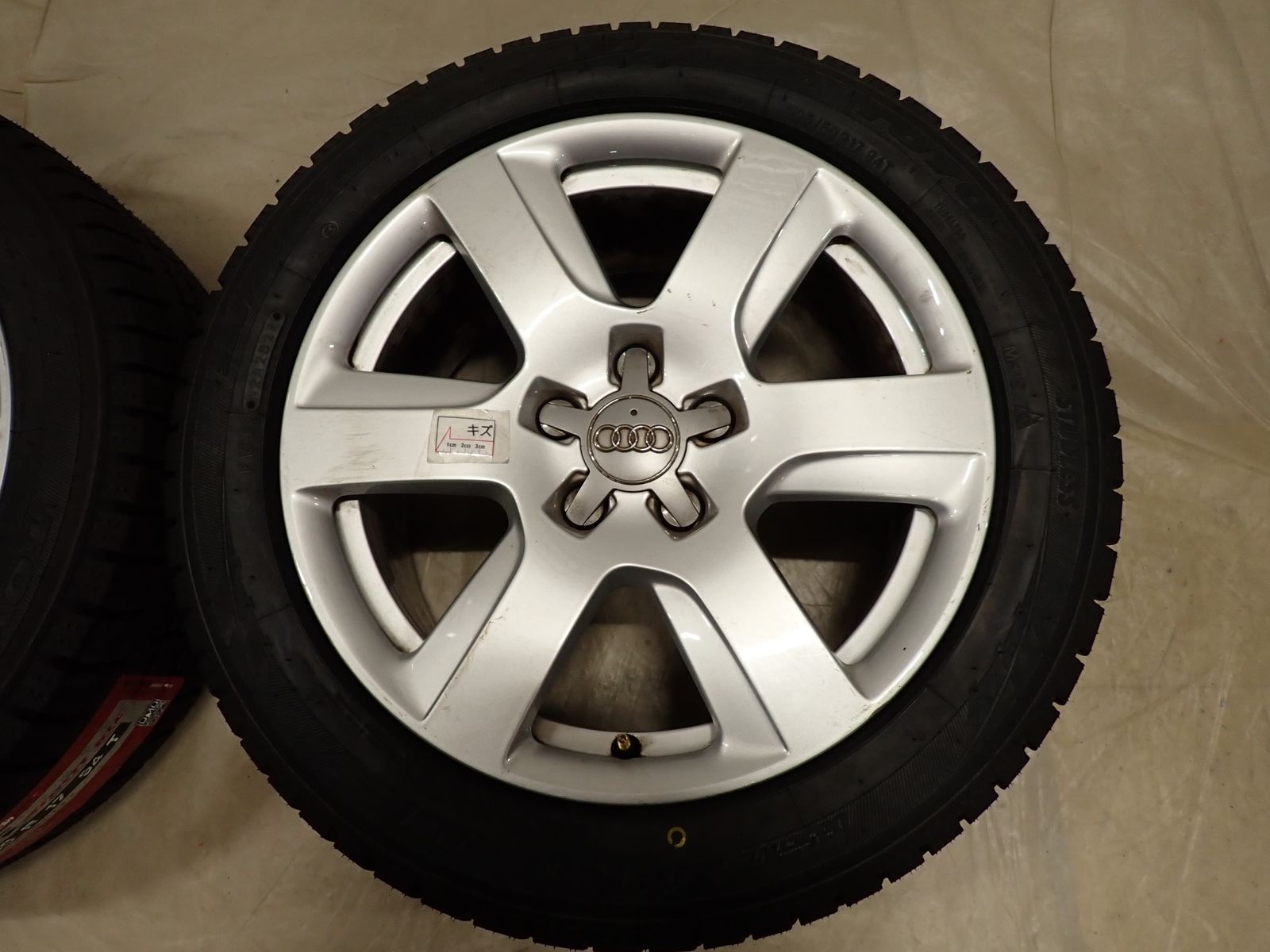  冬 製 4本SET 会社宛 225 50 R 17 7 5 J 94 T トーヨー オブザーブ ガリット GIZ アウディ アルミ A 4 NO D 6581 17インチ タイヤ ホイールセット