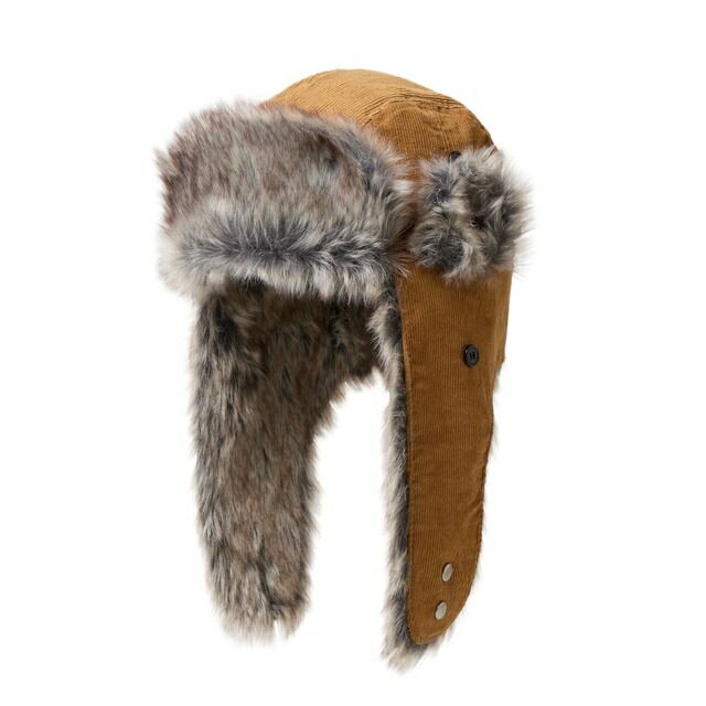 NEWERA ニューエラ トラッパー コーデュロイ ウィート ボンバーキャップ フライトキャップ 耳あてつき帽子 防寒 アウトドア ファー 帽子 キャップ MENS メンズ 男性 NEW ERA パイロットキャップ 耳あてつき
