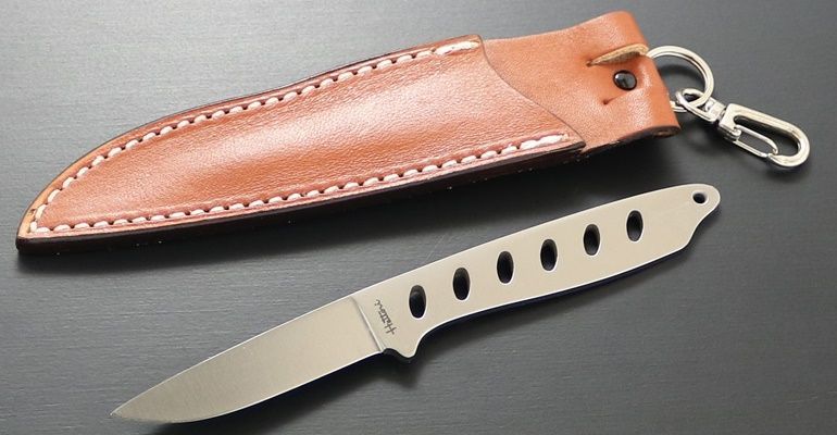 Hattori あまご スケルトン柄 アウトドアナイフ