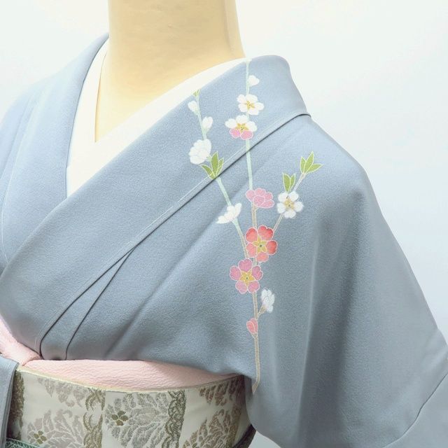 百華❀Y3908◇新品 正絹 作家物落款 仕付け糸付 トールサイズ 訪問着