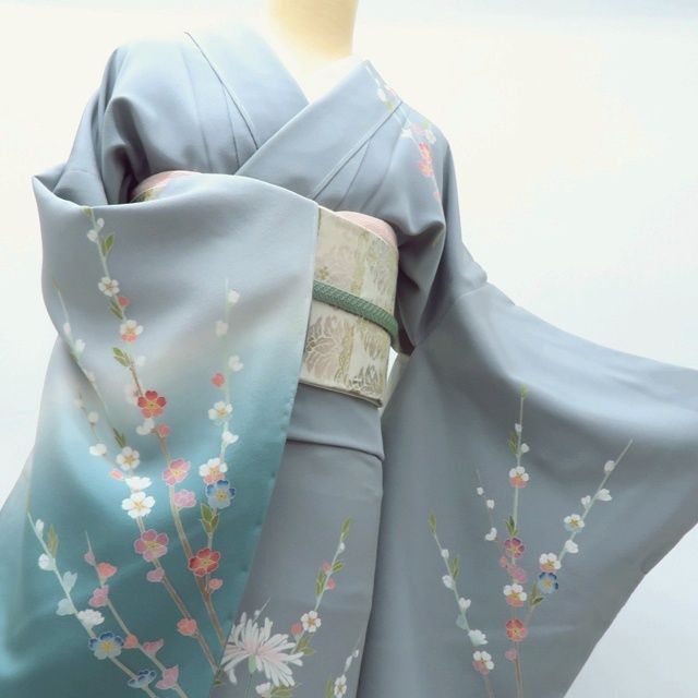 専用Y3841◇美品未着用 正絹 作家物落款 手縫い トールサイズ 訪問着 着物 百華❀Y3908◇新品 正絹 作家物落款 仕付け糸付 トールサイズ 訪問着