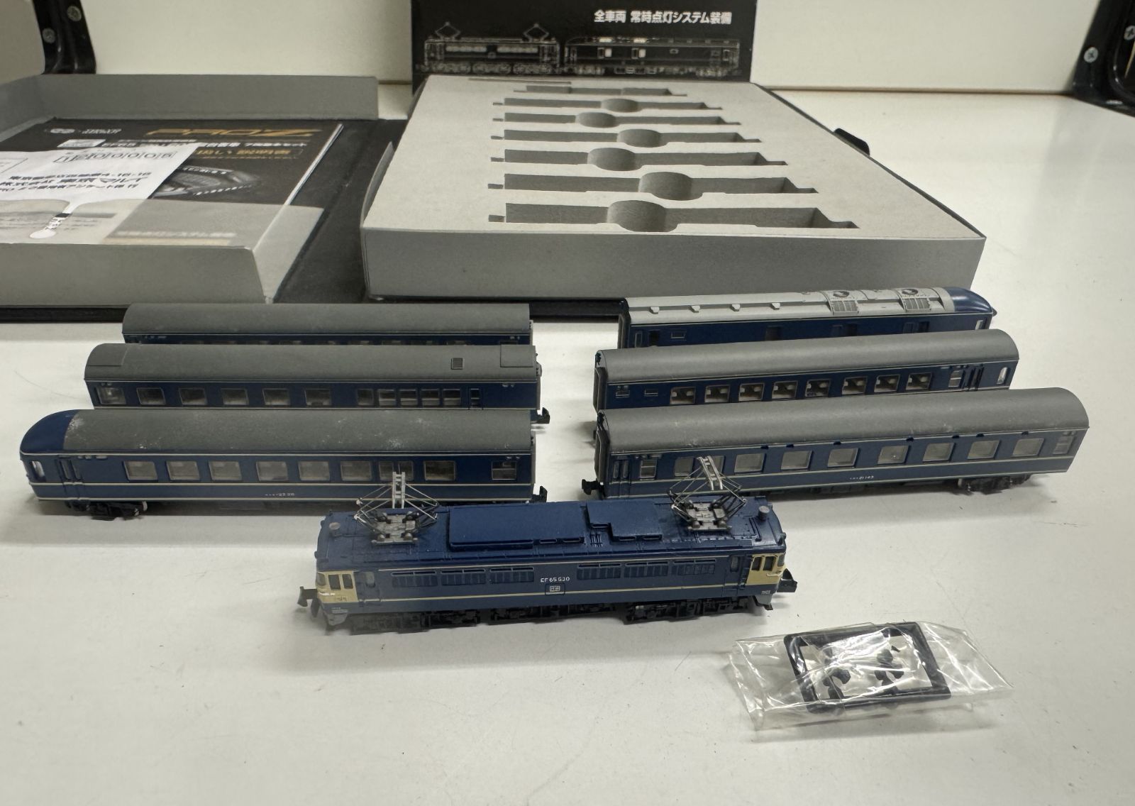 TOKYO MARUI PROZ EF65-500・20系寝台客車 7両基本セット Zゲージ