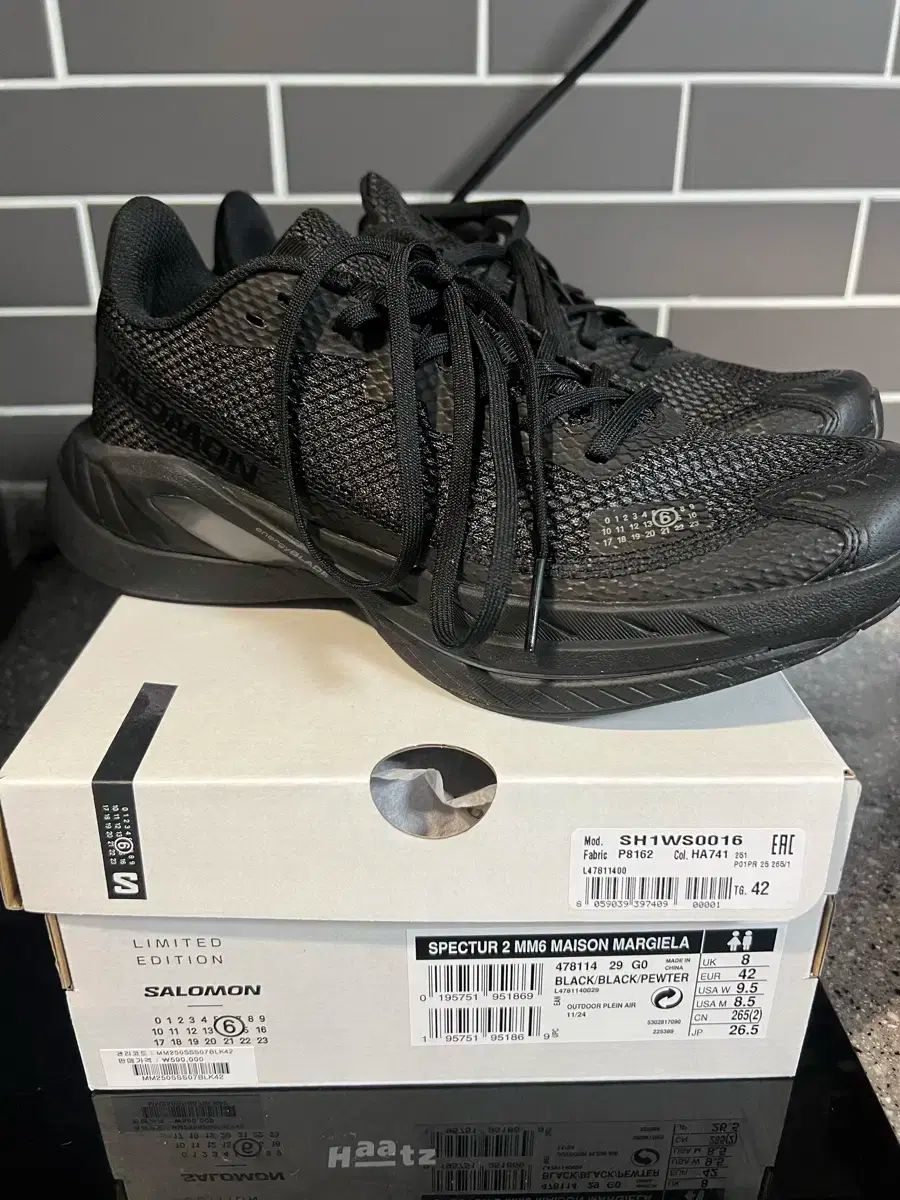 サロモン x メゾンマルジェラ スペクター ブラック 265