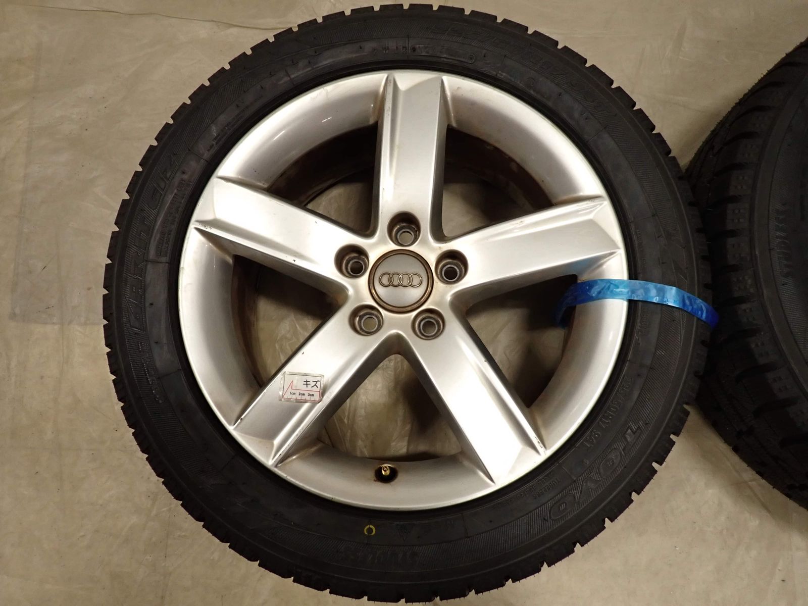  冬 製 4本SET 会社宛 225 50 R 17 7 J 94 T トーヨー オブザーブ ガリット GIZ アルミ アウディ A 4 8 W K NO D 6589 17インチ タイヤ ホイールセット
