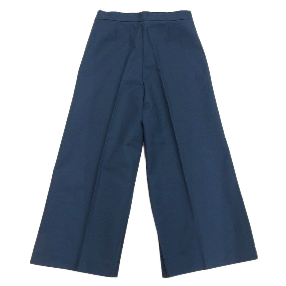 RED VALENTINO レッドヴァレンティノ コットンツイル ワイドパンツ ボトムス レディース ブルー 42