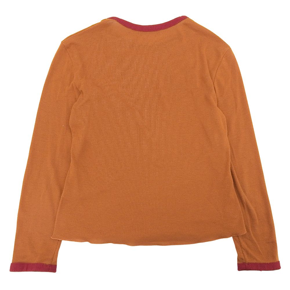 MIUMIU ミュウミュウ パイピング カットソー トップス レディース オレンジ レッド 90’s ヴィンテージ