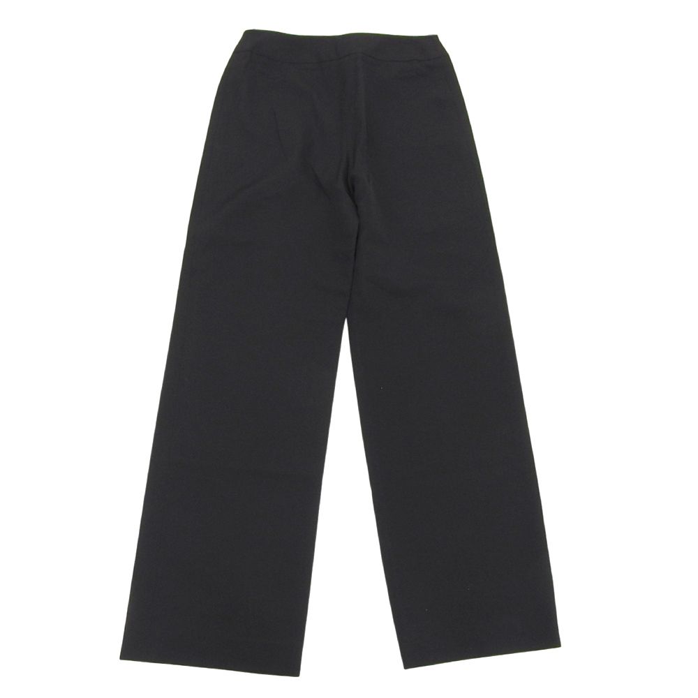 CHANEL シャネル ココマークボタン ワイドシルエットパンツ ボトムス レディース ウール ブラック 38 Vintage 01P