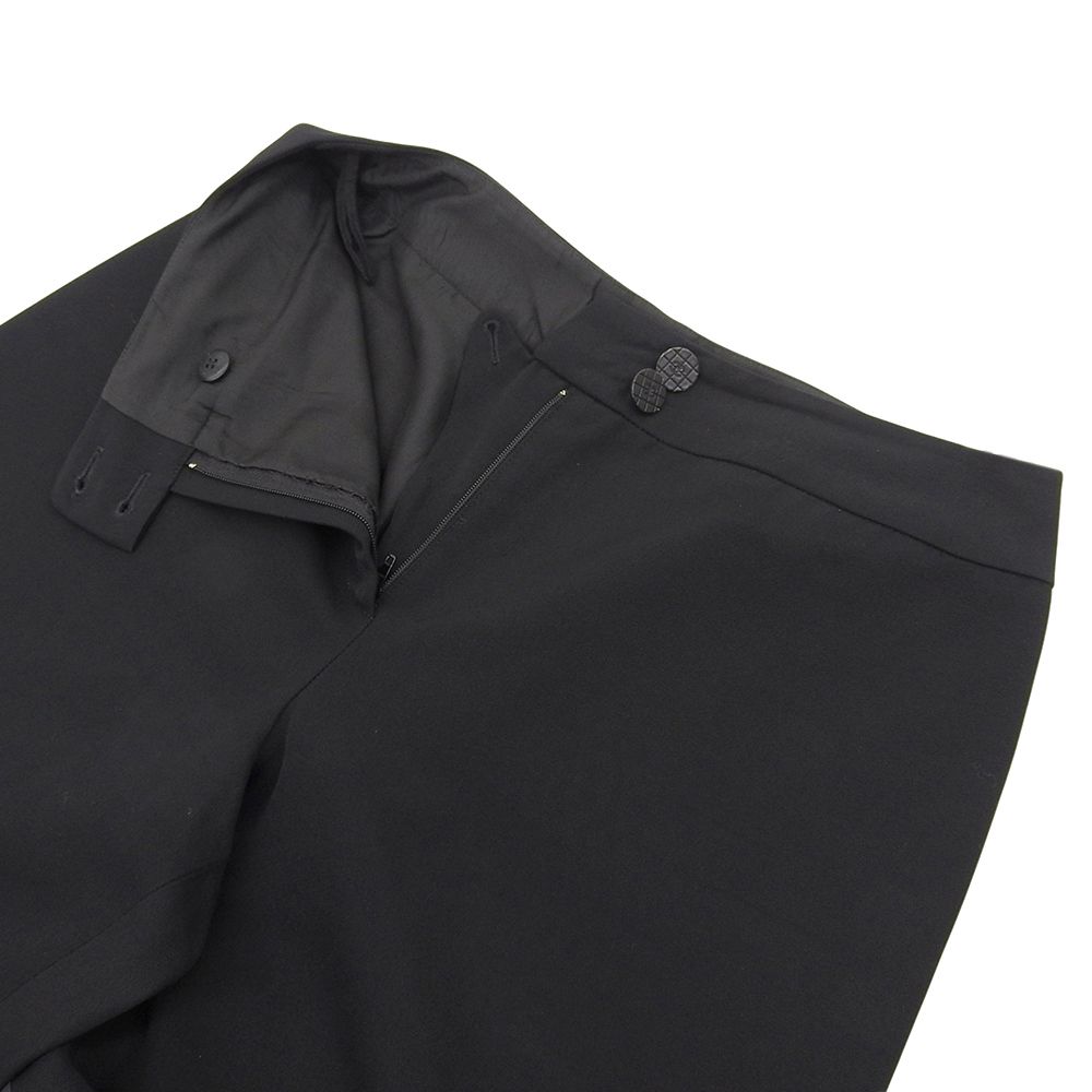 CHANEL シャネル ココマークボタン ワイドシルエットパンツ ボトムス