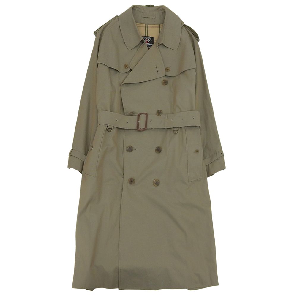 OLD ENGLAND イングランド 一枚袖 トレンチコート ベルテッド コート アウター レディース コットン カーキ 40R ヴィンテージ