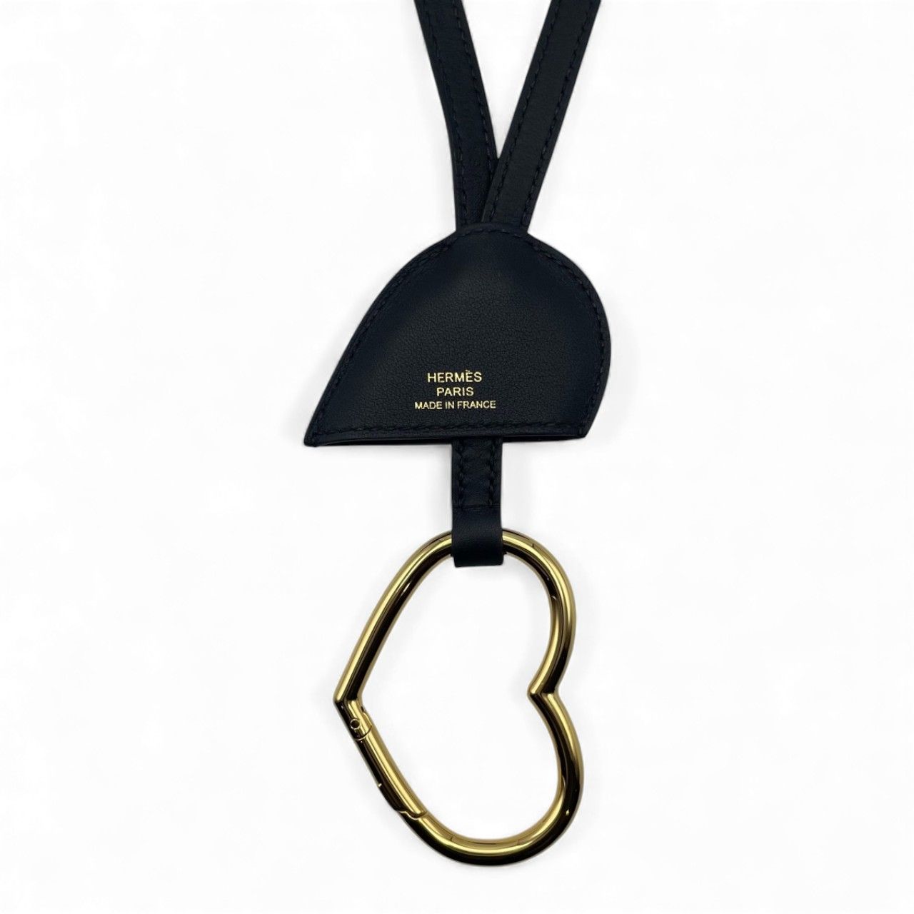 エルメス チョーカークロシェット オー クール デュ フォーブル ノワール スイフト ゴールド金具 Ｗ刻印