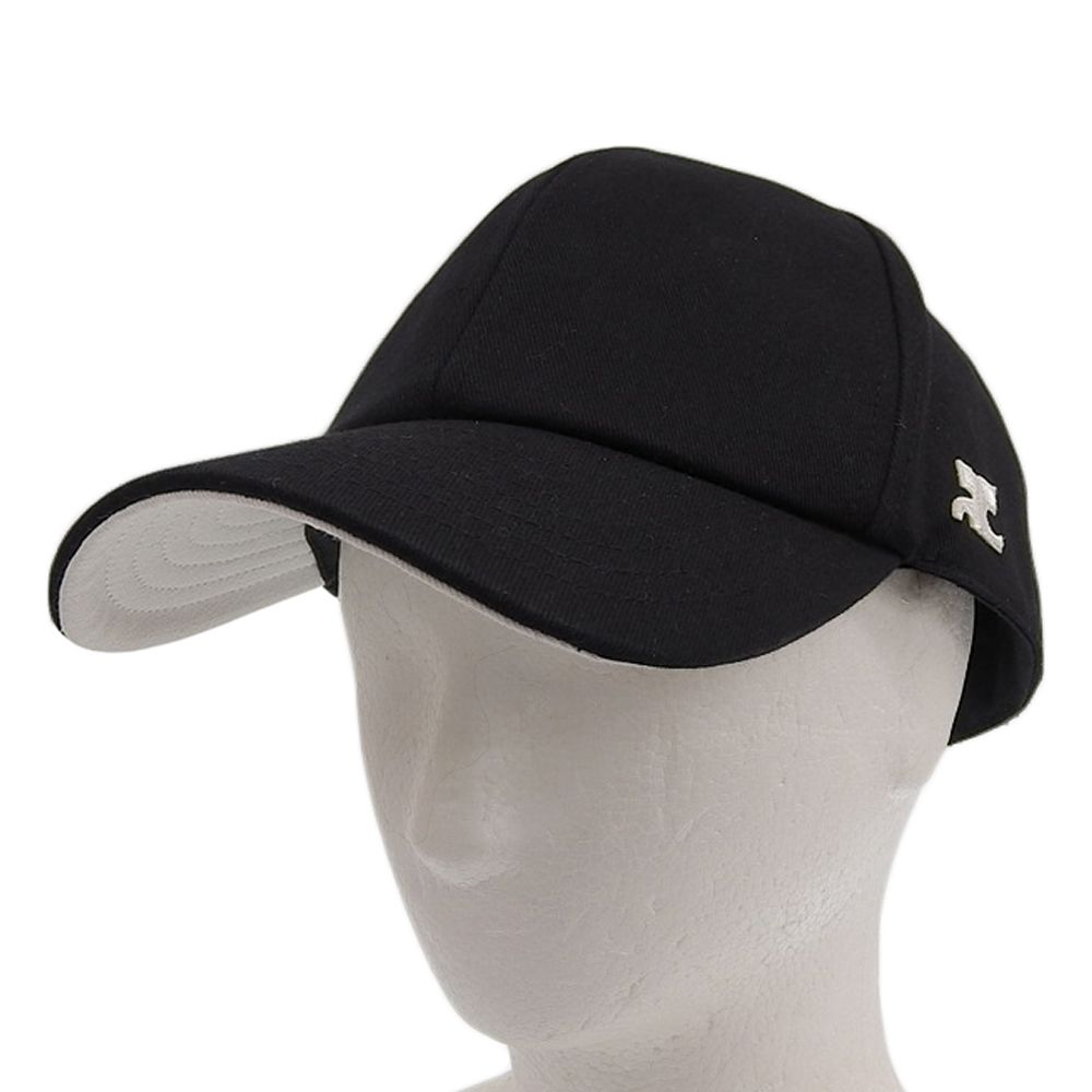美品 COURREGES クレージュ COURREGES PARIS アイコンロゴ キャップ