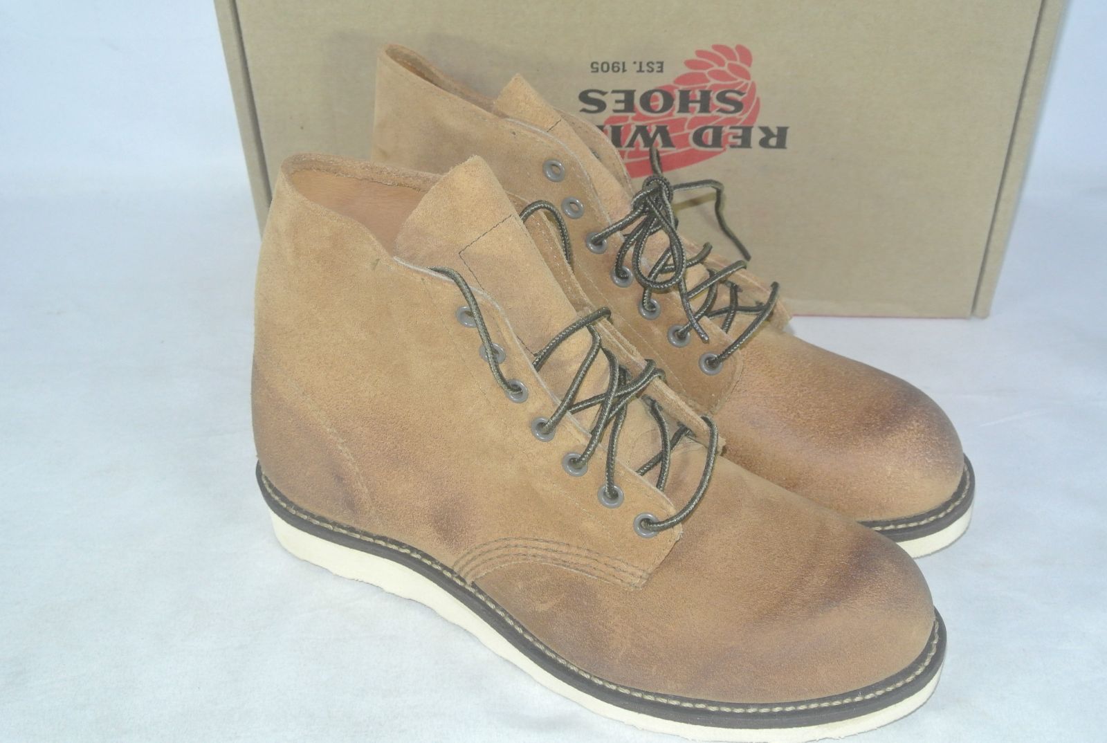 アウトレット REDWING レッドウィング 8151 Classic Work 6inch Round-toe クラシックワーク6インチラウンドトゥ ホーソーンミュールスキナーラフアウト 26CM 処分