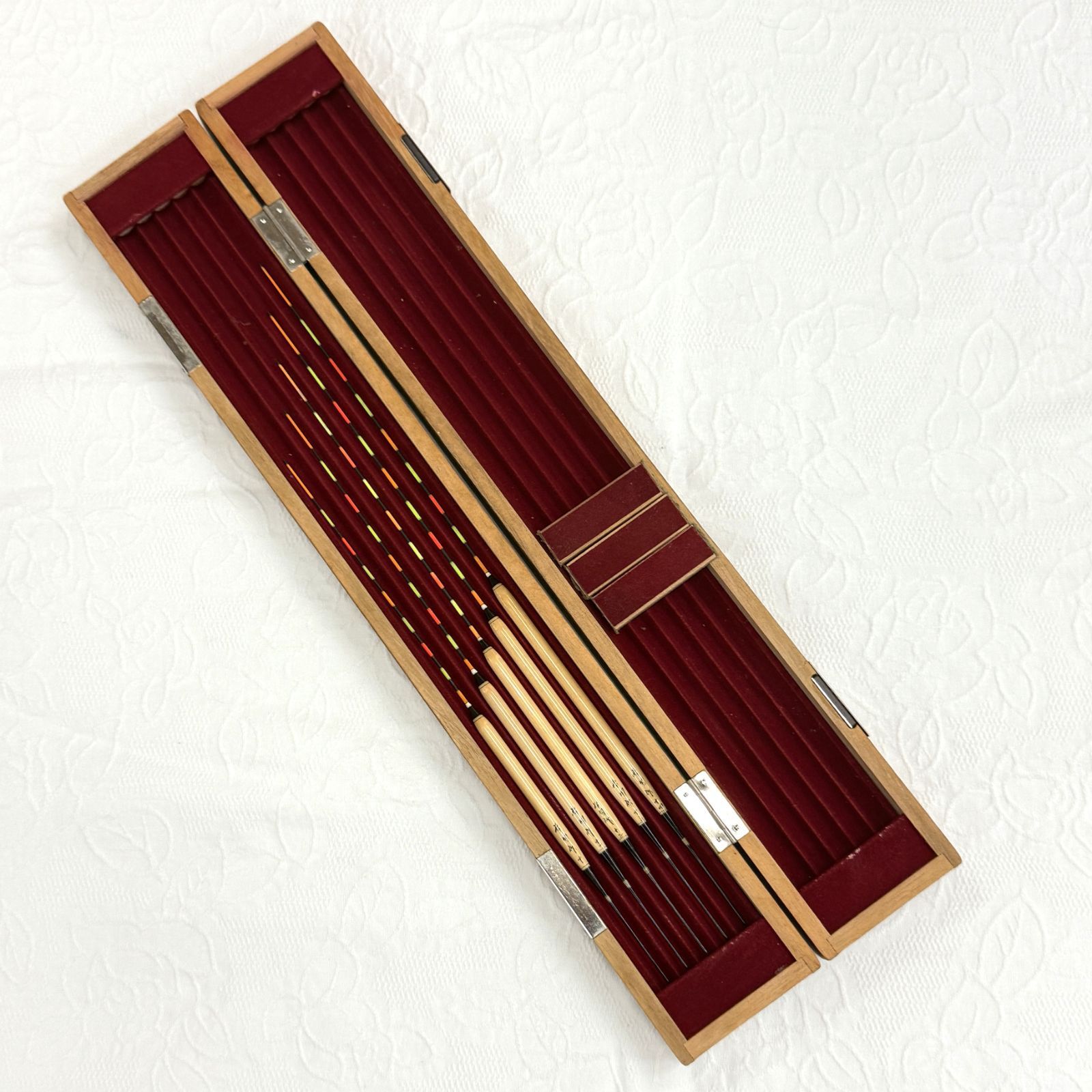 吉田作 深ダナパイプ 10~14 5本セット 浮きケース付き ヘラ浮き へら浮き