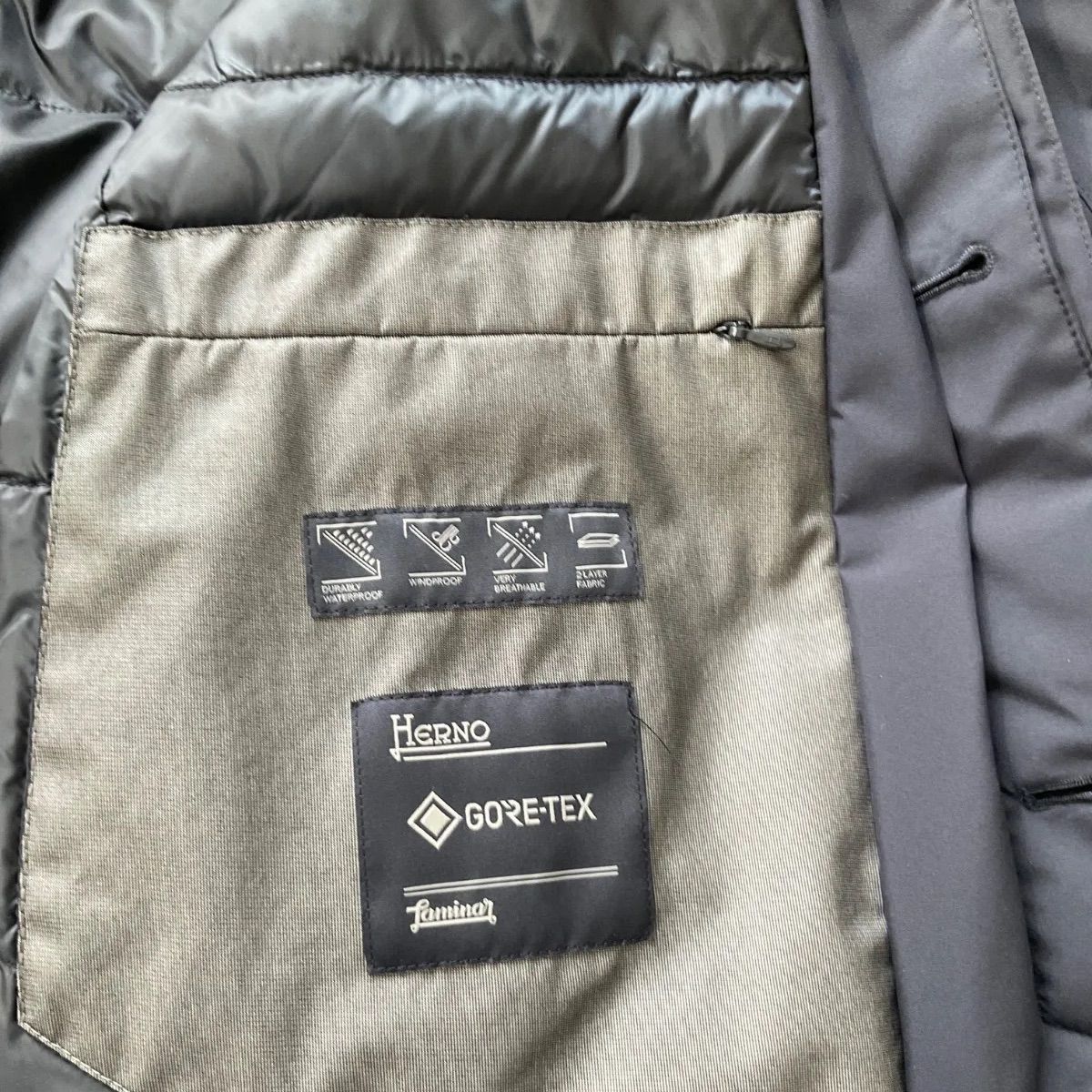 HERNO Laminar ヘルノ ダウンコート ラミナー ステンカラーコート 