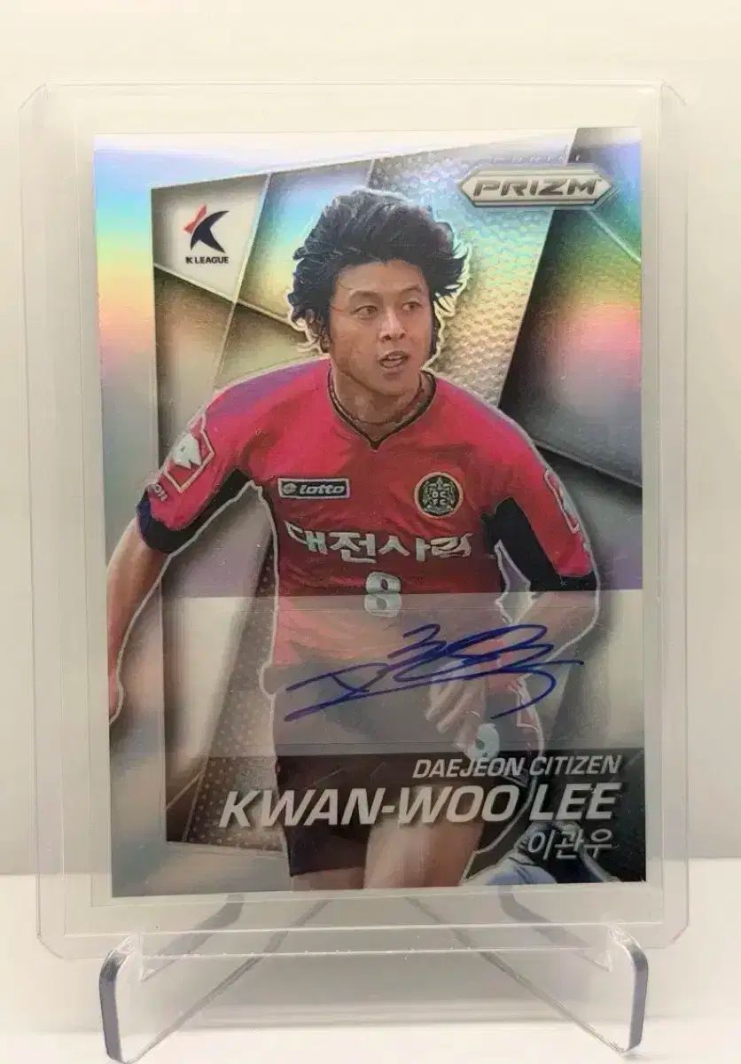 30 Kリーグ panini プリズム 大田 テジョン イ グァンウ シルバー サインカード