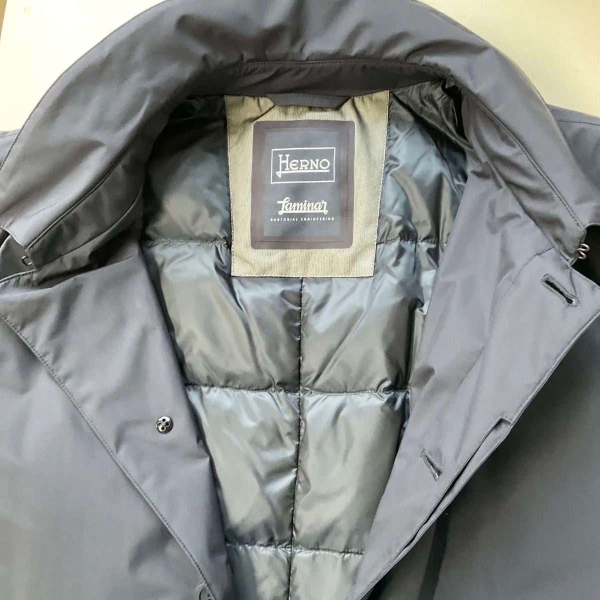 HERNO Laminar ヘルノ ダウンコート ラミナー ステンカラーコート 
